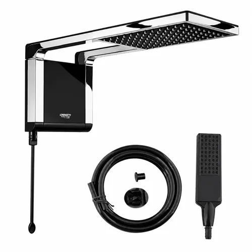 Chuveiro acqua storm ultra preto/cromado 7800W 220v - LORENZETTI