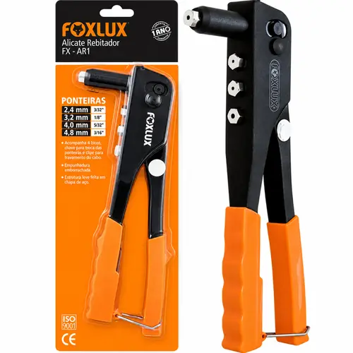 Alicate Rebitador AR1 4 Pontas - FOXLUX
