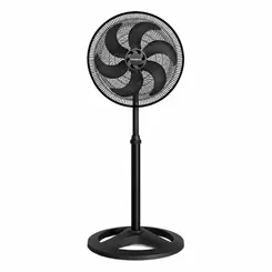 Ventilador de Coluna Ventisol Turbo 6 Pás 50 cm 135W Preto 220V