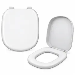Assento Sanitário Almofadado Luxo Sabatini Branco – Durin