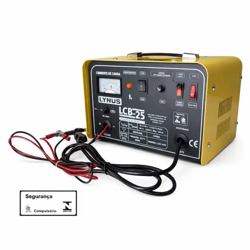 Carregador de Bateria 25A 25-150Ah 220V LCB-25 - Lynus