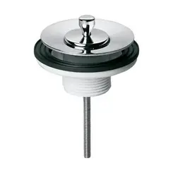 Válvula de saída d'água universal com tampa de metal luxo - DOCOL