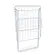 Varal de chão 1,74X70X95CM maxi com abas de aço branco - MOR