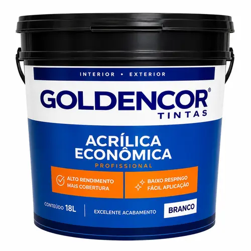 TINTA ACR FOSCO PROF ECON 18L BP BRANCO