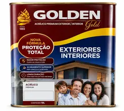 Tinta Acrílica Premium Branca Fosca 18L – Golden