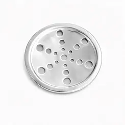GRELHA REDONDA INOX 10CM