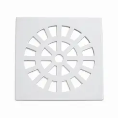 GRELHA QUADRADA 10CM PLAST.