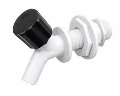 TORNEIRA FILTRO C/ PORCA/ARRUELAS 5/8 1104  BRANCO