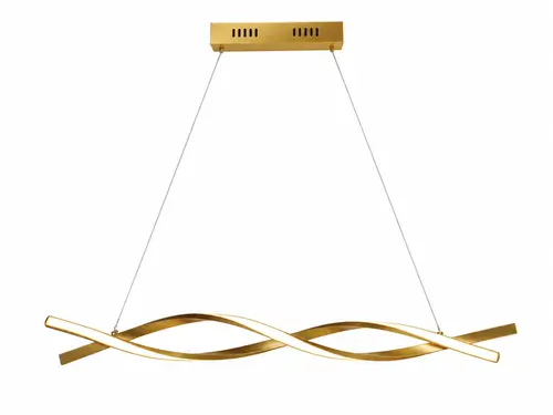 PENDENTE LED TASCHIBRA PARIS 3000K 18W OURO FOSCO