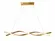 PENDENTE LED TASCHIBRA PARIS 3000K 18W OURO FOSCO