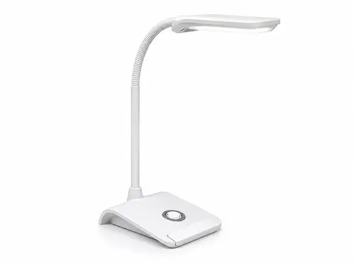 LUMINARIA DE MESA TASCHIBRA TLM FLEX LED BRANCO