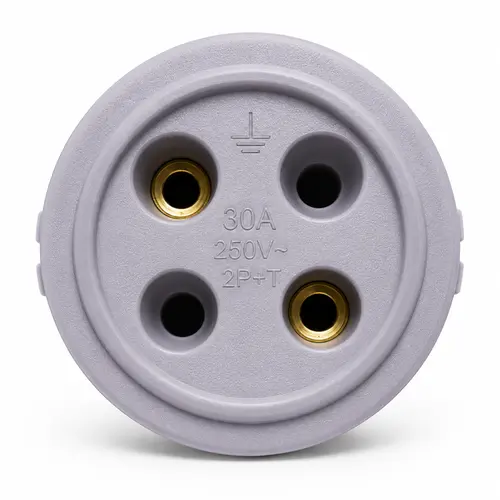 TOMADA BIPOLAR 20A PLAST.