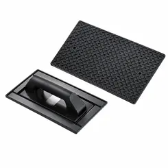 DESEMPENADEIRA PLAST. 17X30 ESTRIADA