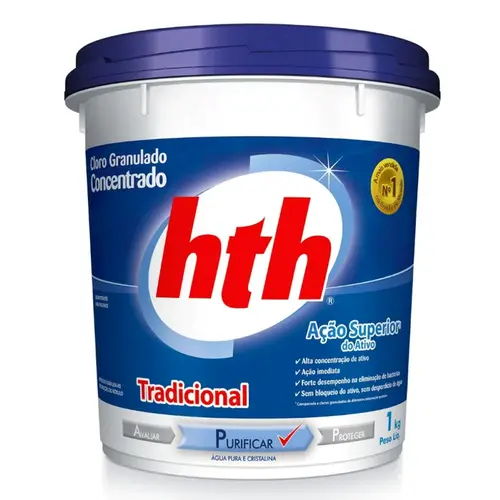 Cloro para Piscina hth tradicional 1kg