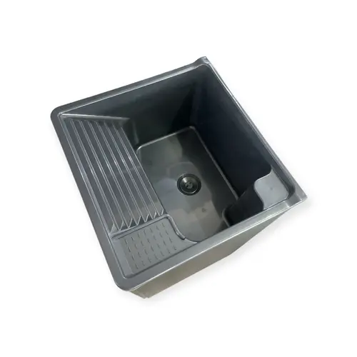 Tanque 26L CGC Preto MDF/FIBRA Capuccino