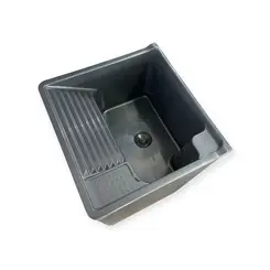 Tanque 26L CGC Preto MDF/FIBRA Capuccino