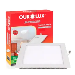 PLAFON LED EMBUTIR 24W BIV 2700K QUADRADO