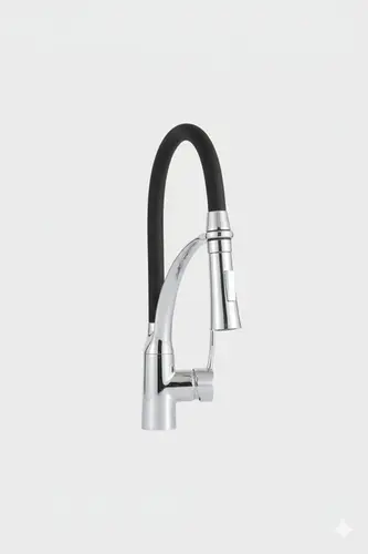 MISTURADOR MONOC TUBO SILICONE PRETO