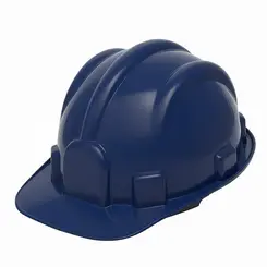 CAPACETE DE OBRA AZUL ESCURO
