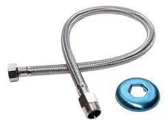 ENGATE FLEX. MALHA INOX 40CM  INOX