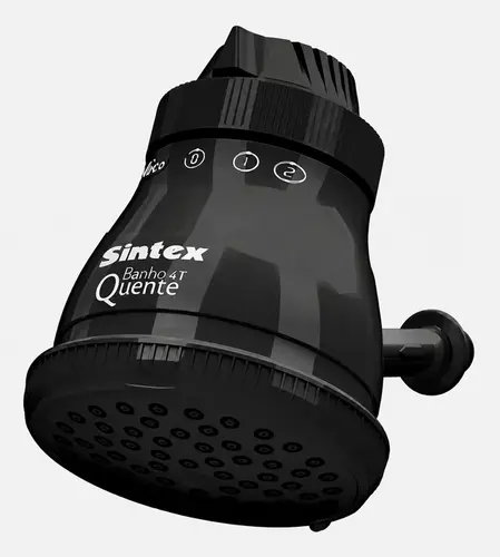 Ducha 4 Temperaturas 220V 7000W Banho Quente Black