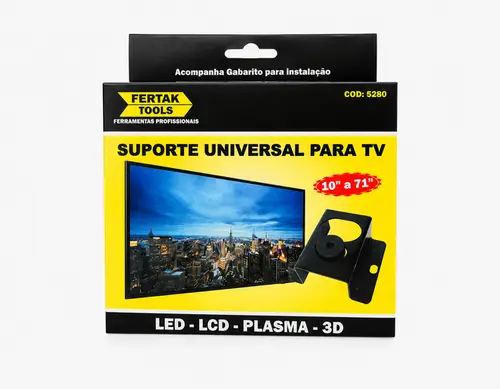 SUPORTE TV LCD/PLASMA/LED 10'' A 71''